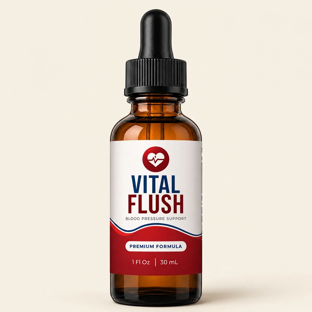 VitalFlush 30 mL amber dropper bottle